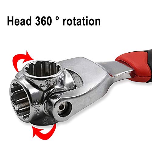 9044l 48 in 1 wrench Swivel Head Multi Tool Spanner Tools Socket Works with Spline Bolts Multi function Universal Furniture Car Repair 9044l 48 in 1 wrench Swivel Head Multi Tool Spanner Tools Socket Works with Spline Bolts Multi function Universal Furniture Car Repair